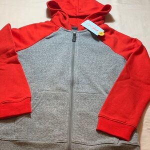 Cat & Jack Red and Gray Kids Hoodie